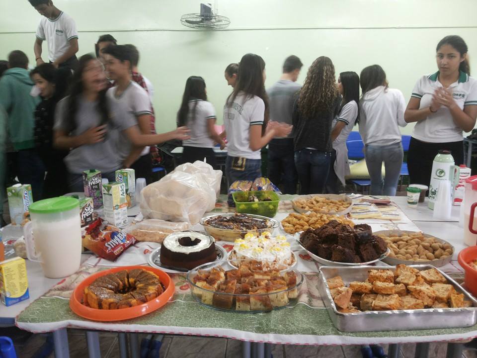 Café da manhã com os Alunos do Colégio Almiro Sartori