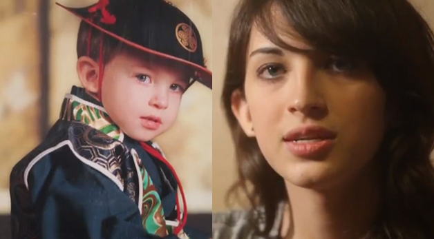 À esquerda, Luke Hill, e à direita já como Katie Hill, considerada uma mulher legalmente desde os 15 anos.