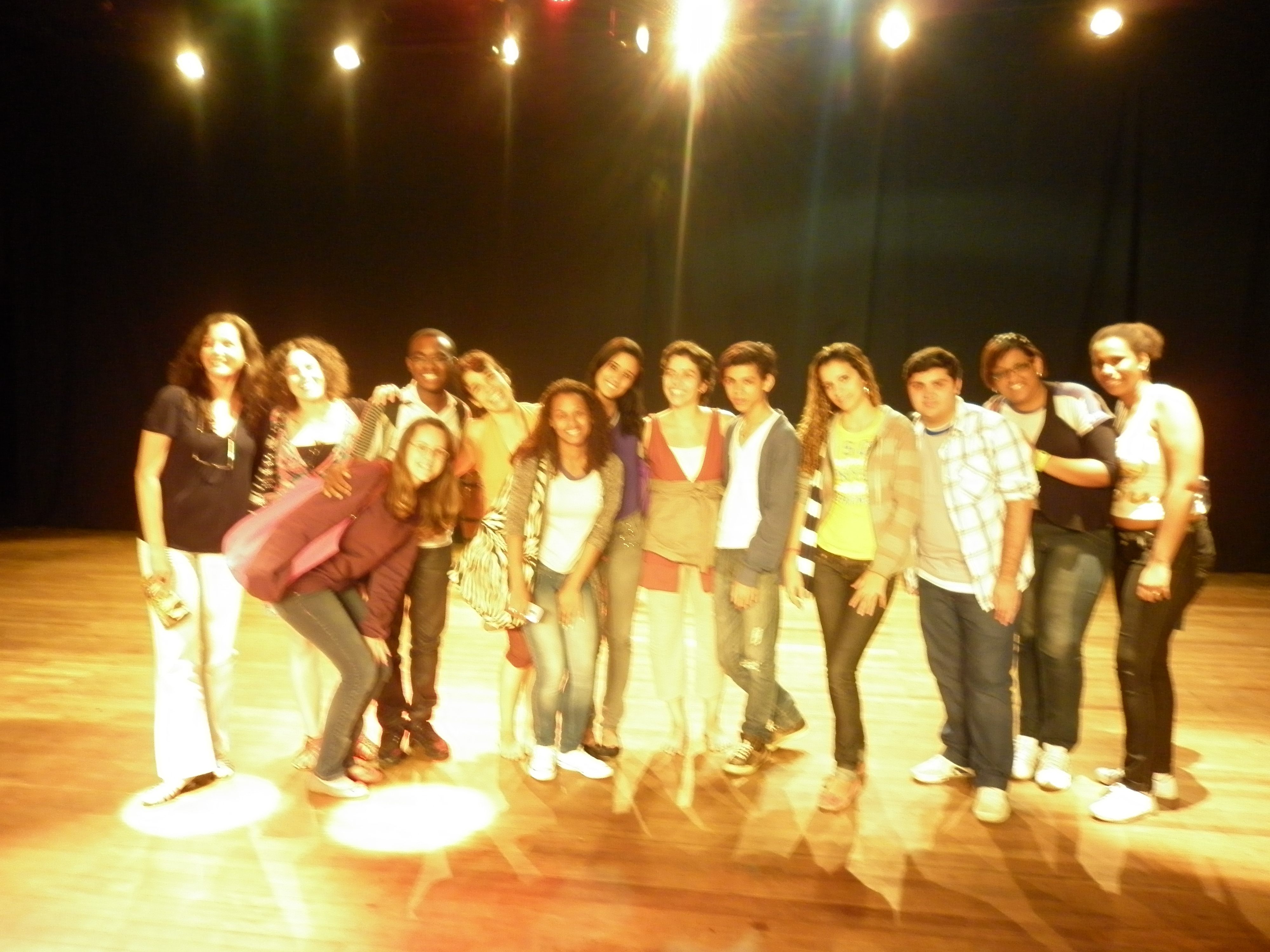 Claro, a foto com eles!